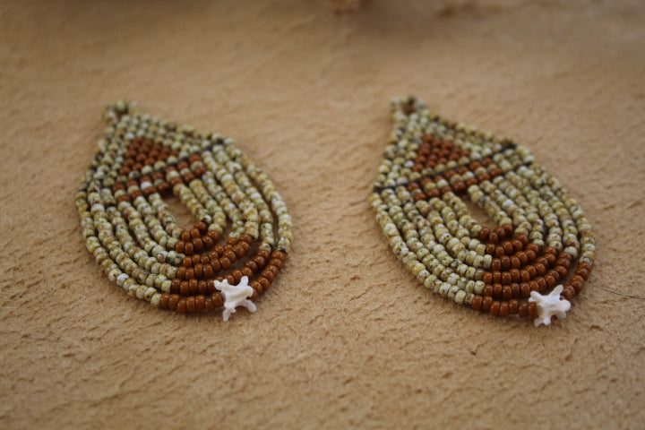 loops - picasso cream + burnt orange