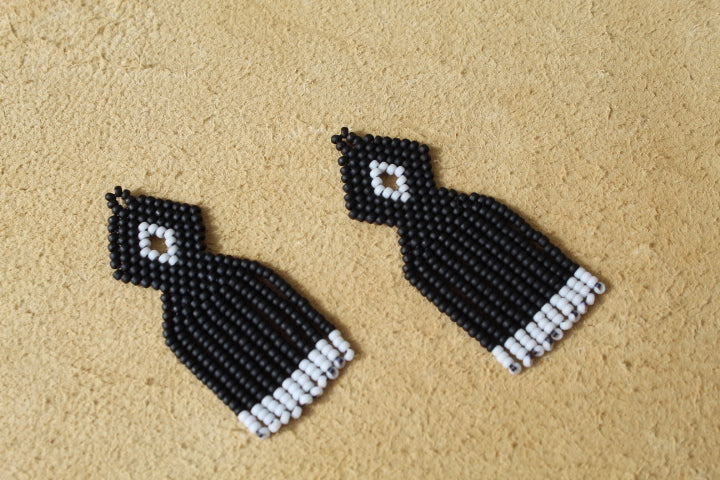 diamond lacuna short - matte black + matte white