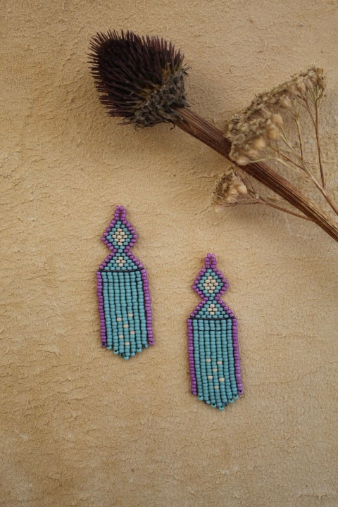 mini diamond dancers - blue + purple